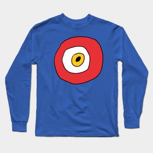 Red Nazar, Evil Eye, Amulet, Folkloric Beliefs, Red Evil Eye Protection, Folkloric Designs Long Sleeve T-Shirt